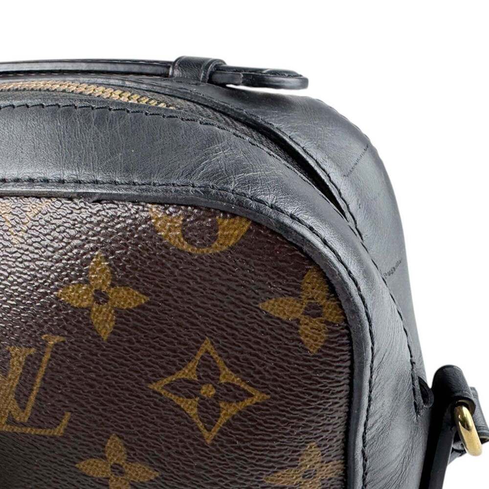 LOUIS VUITTON Authentic Black Monogram Canvas Shoulder Bag - Picture 5 of 13